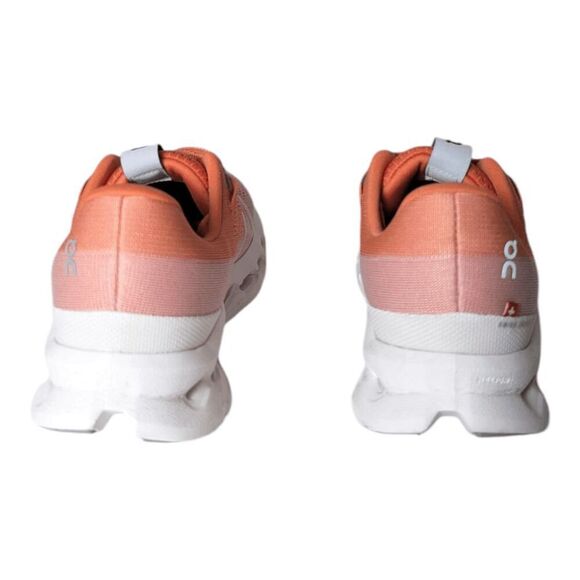 ON RUNNING Cloudsurfer "Flame-White" Running Shoes Size 8 - Picture 5 of 13